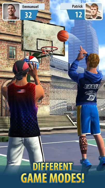 Enjoy different game modes on basketball stars mod apk