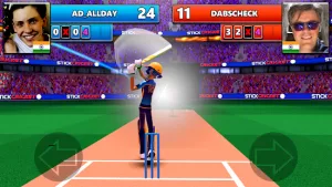 Stick Cricket Live MOD APK 1.7.22 (Always 6/Auto Hit) 2