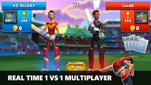 Stick Cricket Live MOD APK 1.7.22 (Always 6/Auto Hit) 3