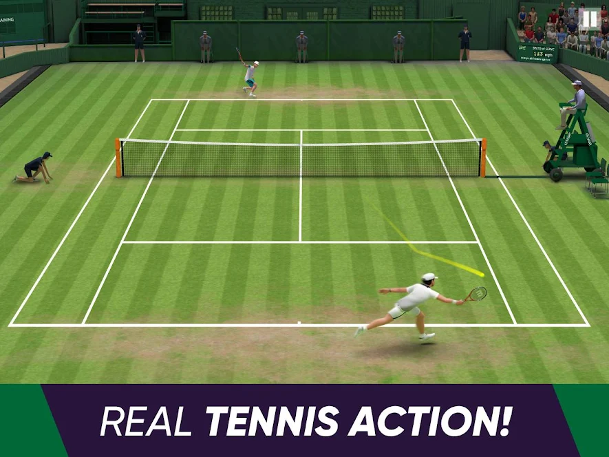 Get real tennis action in Tennis World Open 2021