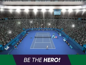 Win tennis matches and become the hero of Tennis World Open 2021